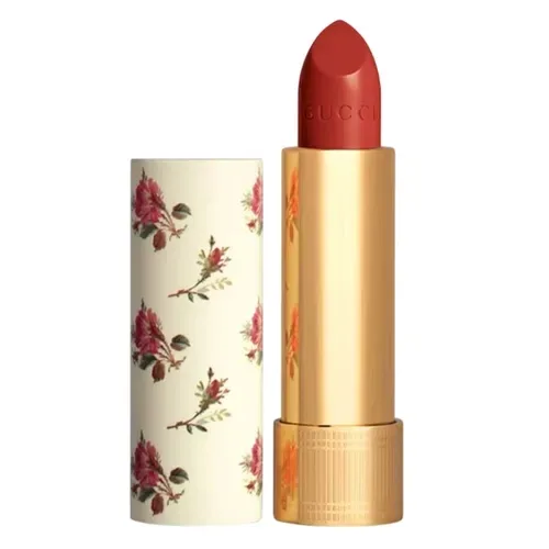 Gucci Rouge À Lèvres Voile Lipstick 505 Janet Rust Pink Orange Red 3.5g